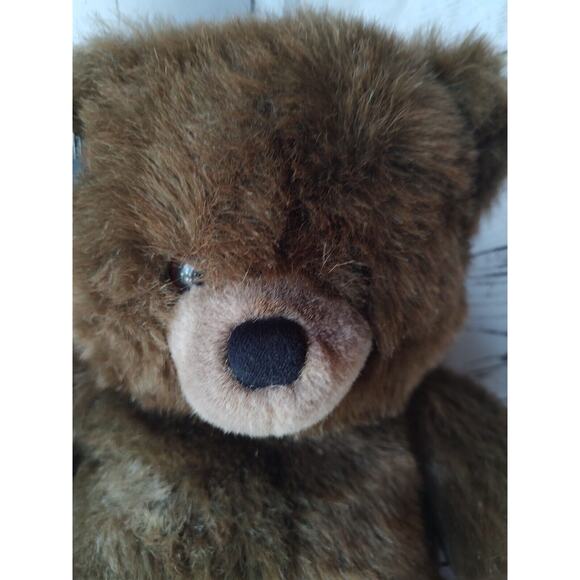 Vintage 1986 Applause Zachary Brown Teddy Bear Stuffed Animal Plush Toy 18” Tall - Picture 2 of 10